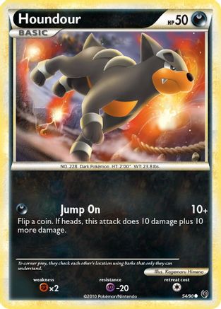Houndour (54/90) [HeartGold & SoulSilver: Undaunted] - Trinity Hobby