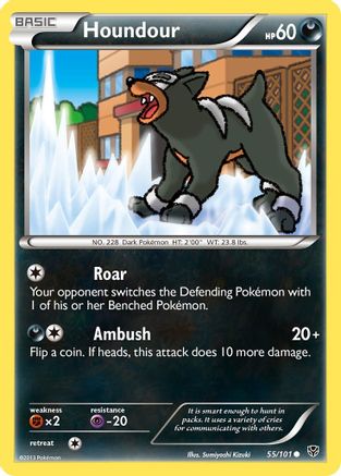 Houndour (55/101) [Black & White: Plasma Blast] - Trinity Hobby