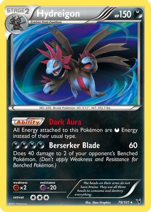 Hydreigon (79/101) [Black & White: Noble Victories] - Trinity Hobby