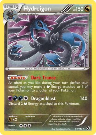 Hydreigon (99/113) [Black & White: Legendary Treasures] - Trinity Hobby