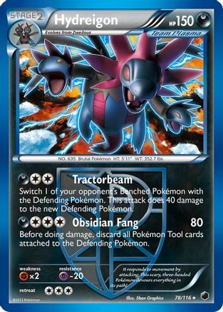 Hydreigon (78/116) [Black & White: Plasma Freeze] - Trinity Hobby