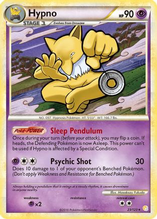 Hypno (23/123) [HeartGold & SoulSilver: Base Set] - Trinity Hobby