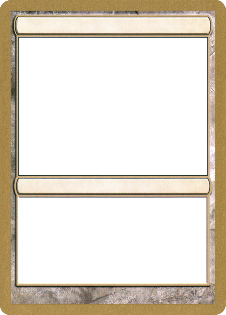 2004 World Championship Blank Card [World Championship Decks 2004] - Trinity Hobby