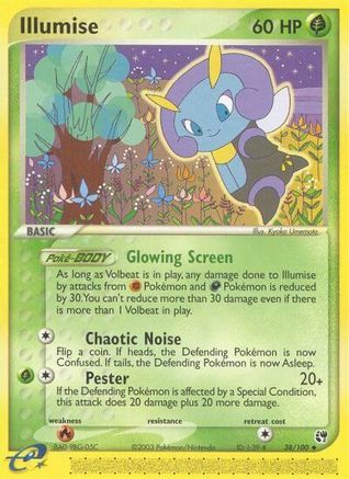 Illumise (38/100) [EX: Sandstorm] - Trinity Hobby