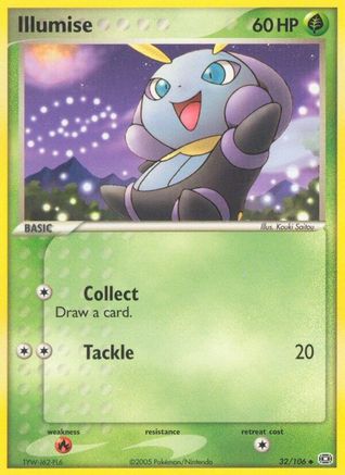 Illumise (32/106) (Stamped) [EX: Emerald] - Trinity Hobby