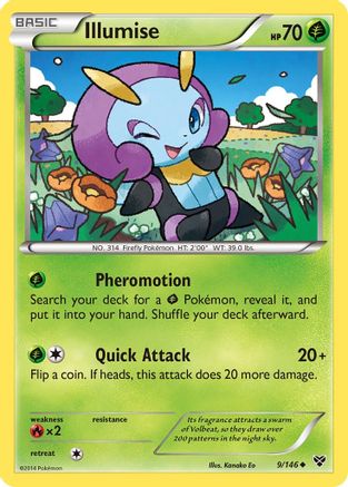 Illumise (9/146) [XY: Base Set] - Trinity Hobby