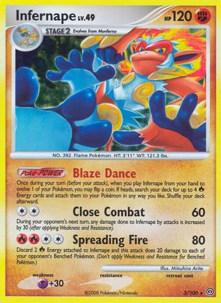 Infernape (3/100) [Diamond & Pearl: Stormfront] - Trinity Hobby