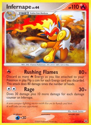 Infernape (31/127) [Platinum: Base Set] - Trinity Hobby