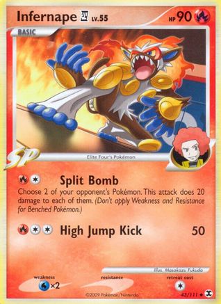 Infernape (43/111) [Platinum: Rising Rivals] - Trinity Hobby