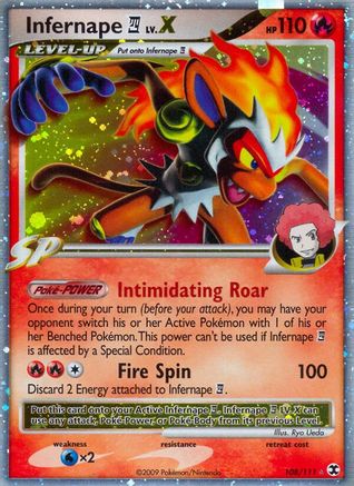 Infernape LV.X (108/111) [Platinum: Rising Rivals] - Trinity Hobby