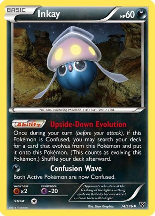 Inkay (74/146) [XY: Base Set] - Trinity Hobby