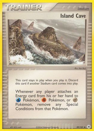 Island Cave (89/101) [EX: Hidden Legends] - Trinity Hobby