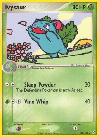 Ivysaur (34/100) [EX: Crystal Guardians] - Trinity Hobby