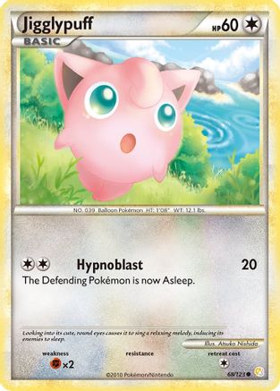 Jigglypuff (68/123) [HeartGold & SoulSilver: Base Set] - Trinity Hobby
