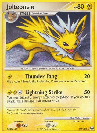 Jolteon (23/100) [Diamond & Pearl: Majestic Dawn] - Trinity Hobby