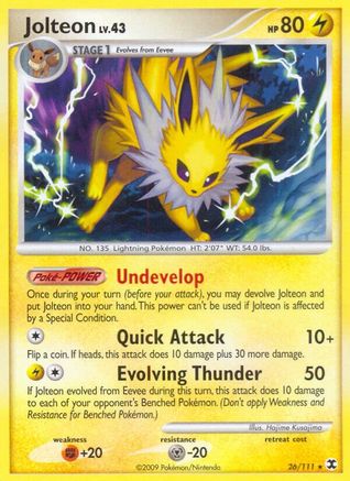 Jolteon (26/111) [Platinum: Rising Rivals] - Trinity Hobby