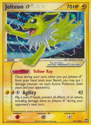 Jolteon Star (101/108) [EX: Power Keepers] - Trinity Hobby