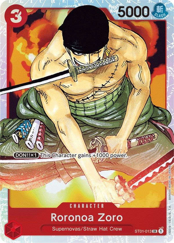Roronoa Zoro (ST01-013) - [Starter Deck 1: Straw Hat Crew] Foil - Trinity Hobby