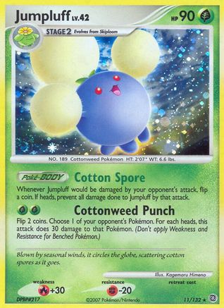 Jumpluff (11/132) [Diamond & Pearl: Secret Wonders] - Trinity Hobby