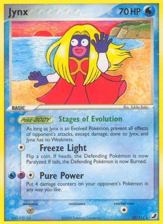 Jynx (28/115) [EX: Unseen Forces] - Trinity Hobby