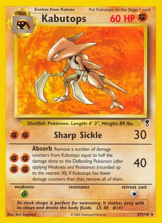 Kabutops (27/110) [Legendary Collection] - Trinity Hobby
