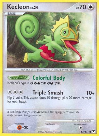 Kecleon (67/111) [Platinum: Rising Rivals] - Trinity Hobby