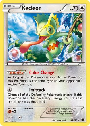 Kecleon (94/116) [Black & White: Plasma Freeze] - Trinity Hobby