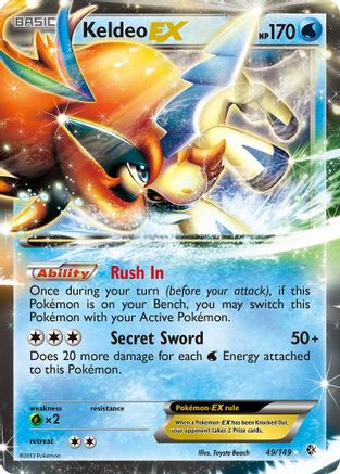 Keldeo EX (49/149) [Black & White: Boundaries Crossed] - Trinity Hobby