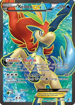 Keldeo EX (142/149) [Black & White: Boundaries Crossed] - Trinity Hobby