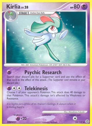 Kirlia (53/132) [Diamond & Pearl: Secret Wonders] - Trinity Hobby