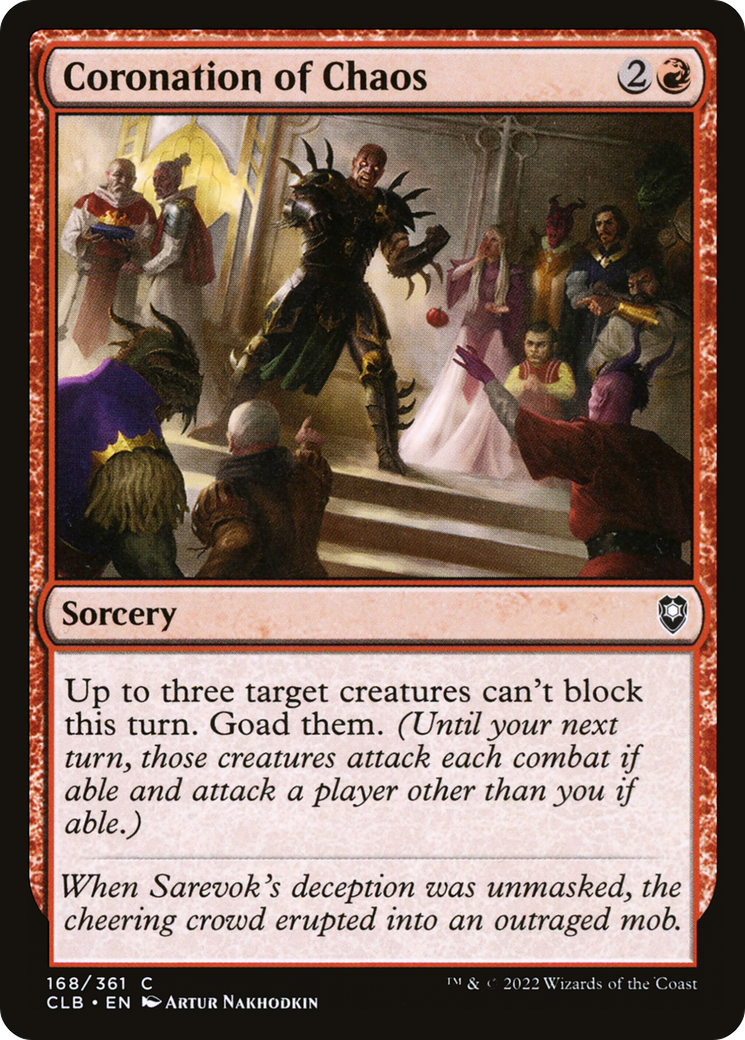 Coronation of Chaos [Commander Legends: Battle for Baldur's Gate] - Trinity Hobby