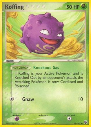 Koffing (61/109) (Stamped) [EX: Team Rocket Returns] - Trinity Hobby