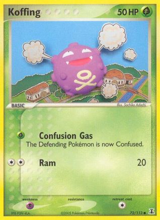 Koffing (72/113) (Stamped) [EX: Delta Species] - Trinity Hobby