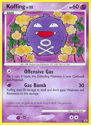 Koffing (68/111) [Platinum: Rising Rivals] - Trinity Hobby