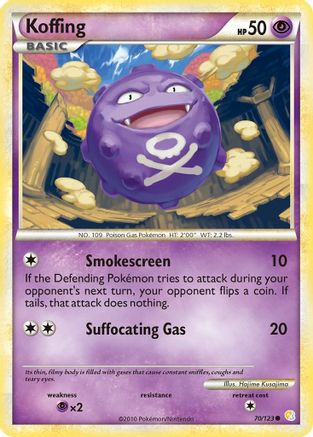 Koffing (70/123) [HeartGold & SoulSilver: Base Set] - Trinity Hobby