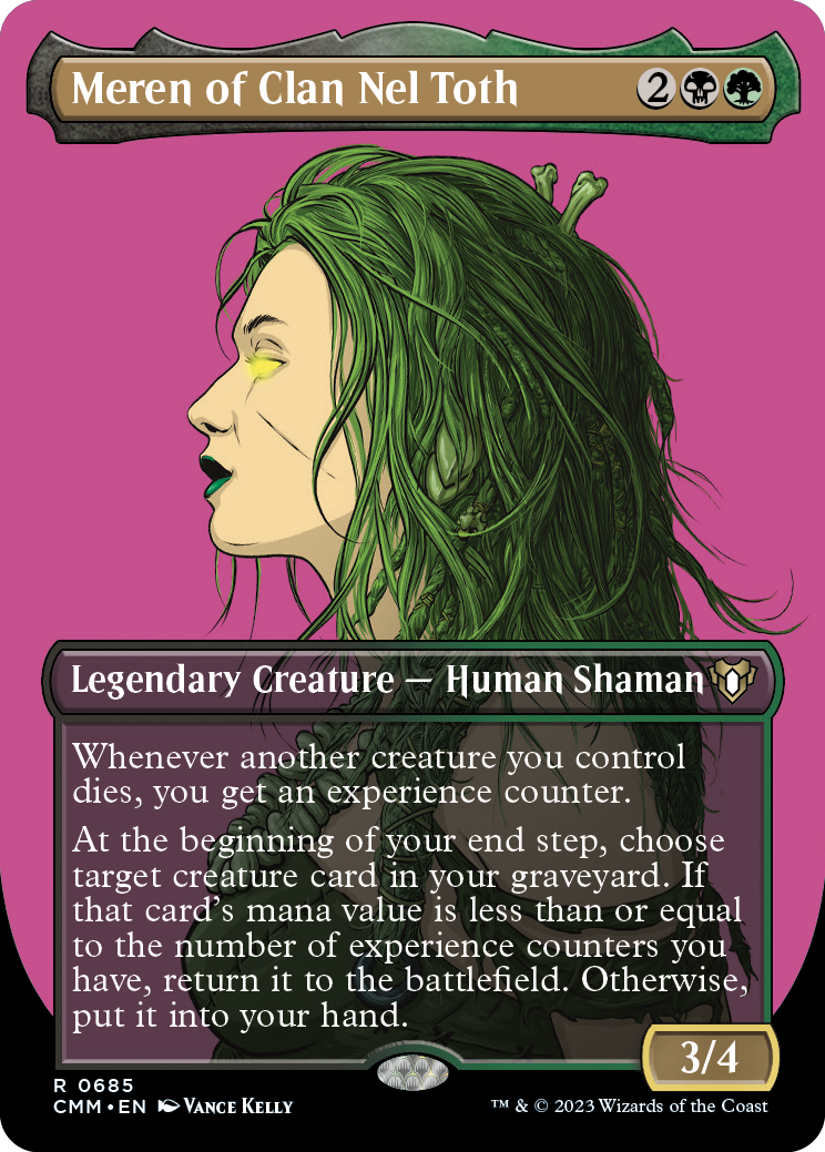 Meren of Clan Nel Toth (Borderless Profile) [Commander Masters] - Trinity Hobby