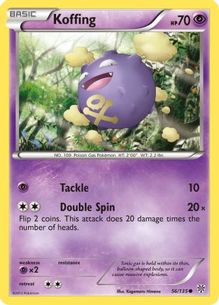 Koffing (56/135) [Black & White: Plasma Storm] - Trinity Hobby