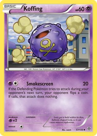 Koffing (57/135) [Black & White: Plasma Storm] - Trinity Hobby