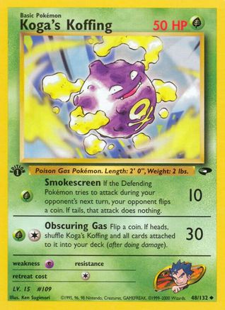 Koga's Koffing (48/132) [Gym Challenge Unlimited] - Trinity Hobby