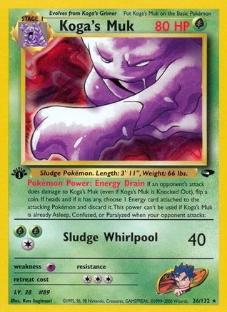 Koga's Muk (26/132) [Gym Challenge Unlimited] - Trinity Hobby