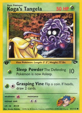 Koga's Tangela (81/132) [Gym Challenge Unlimited] - Trinity Hobby