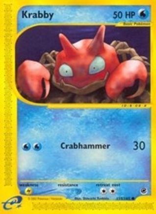 Krabby (115/165) [Expedition: Base Set] - Trinity Hobby