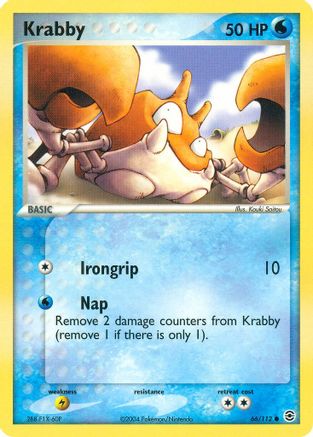 Krabby (66/112) [EX: FireRed & LeafGreen] - Trinity Hobby