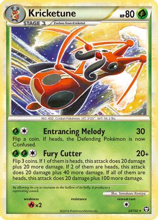Kricketune (24/102) [HeartGold & SoulSilver: Triumphant] - Trinity Hobby