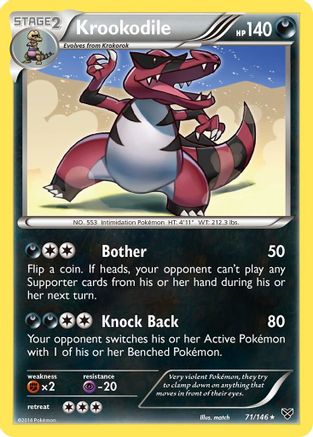 Krookodile (71/146) [XY: Base Set] - Trinity Hobby
