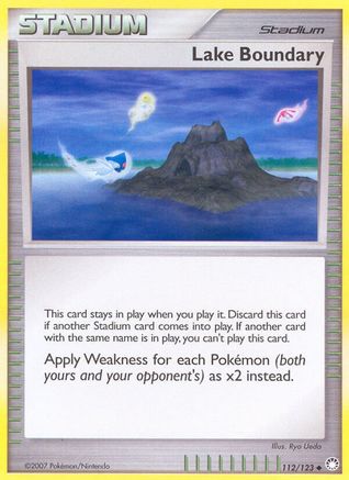 Lake Boundary (112/123) [Diamond & Pearl: Mysterious Treasures] - Trinity Hobby