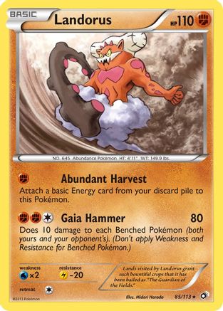 Landorus (85/113) [Black & White: Legendary Treasures] - Trinity Hobby