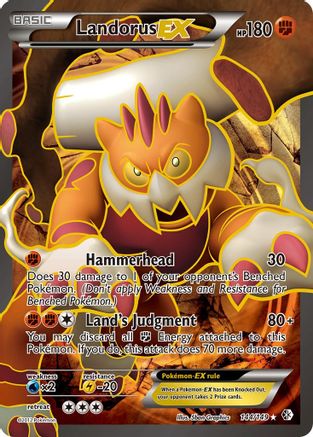 Landorus EX (144/149) [Black & White: Boundaries Crossed] - Trinity Hobby