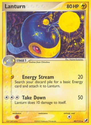 Lanturn (40/115) [EX: Unseen Forces] - Trinity Hobby