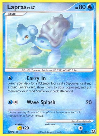 Lapras (21/106) [Diamond & Pearl: Great Encounters] - Trinity Hobby